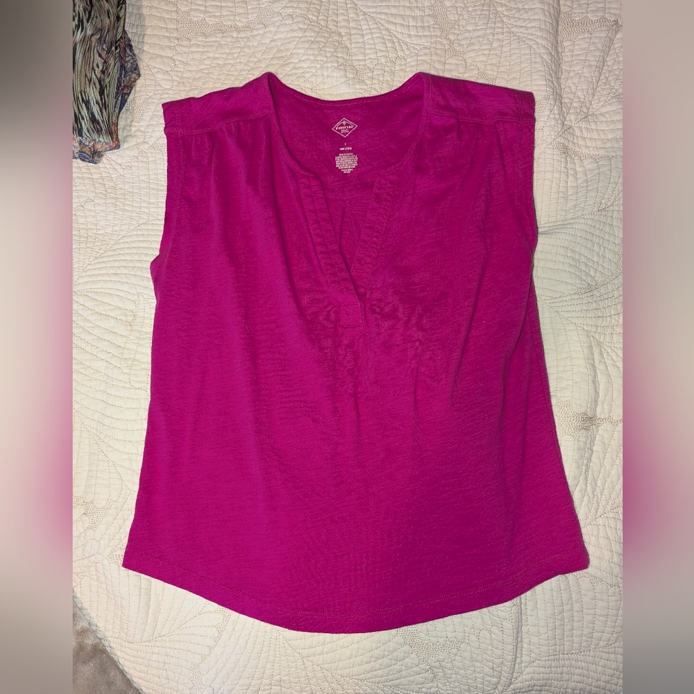 Cotton Sleeveless Blouse